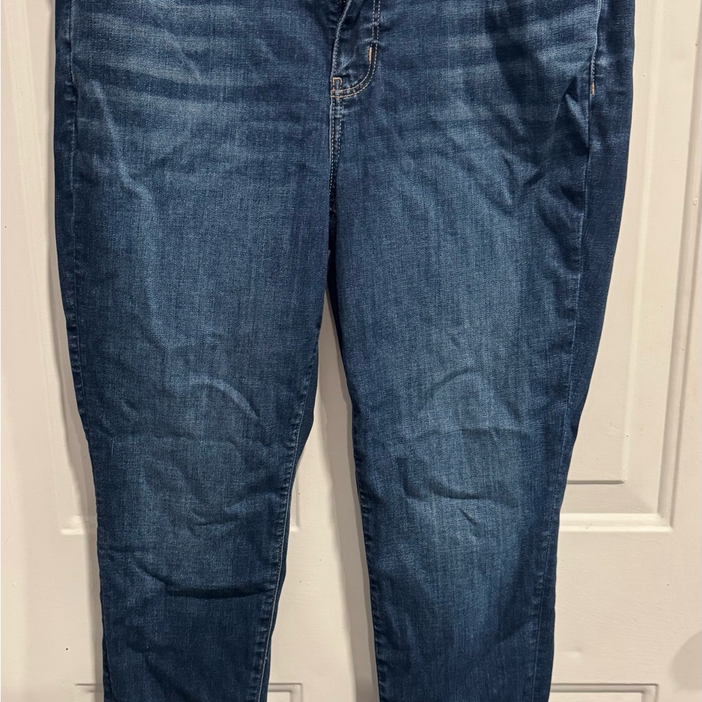 American Eagle Outfitters Dark Blue Womens Jeggings - Stretch Denim